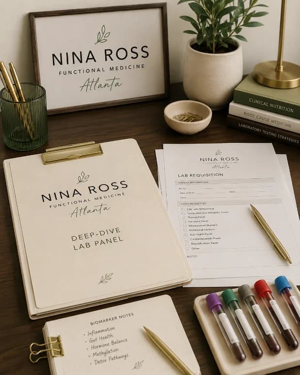 An iron panel laid out on a desk for review